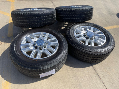 20" GMC Sierra AT4 2500 3500 OEM wheels rims 5950 Silverado SET BRIDGESTONE