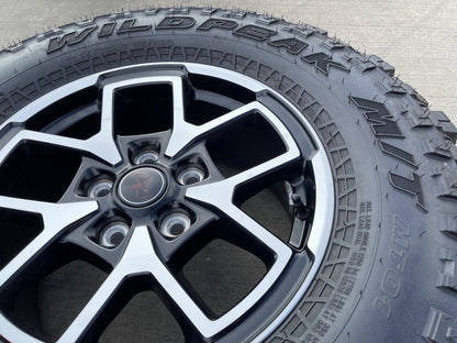 17" Jeep Wrangler Rubicon OEM 95730 9327 wheels rims Gladiator FALKEN MT 33" NEW
