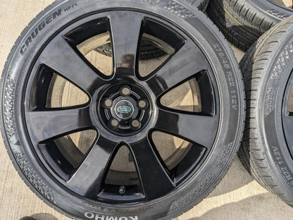 22" Land Rover Range OEM wheels rims black 72249 tires NEW