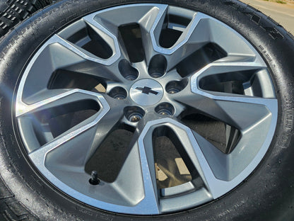 20" Chevy Silverado 1500 Tahoe OEM 5915 5916 wheels rims SET 2026 GOODYEAR