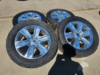 20" Ford F-150 Expedition OEM rims wheels polished 10004 tires BFG KO2 A/T