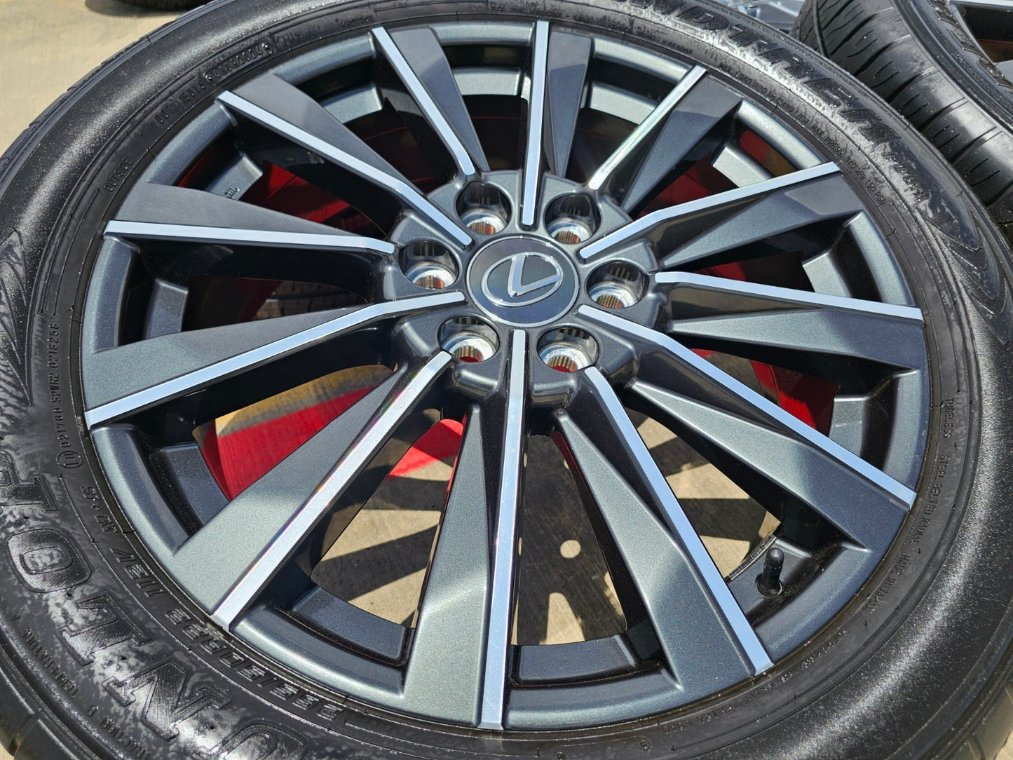22" Lexus GX550 OEM wheels rims Toyota Land Cruiser Tundra 78519 LX600 2024-2027