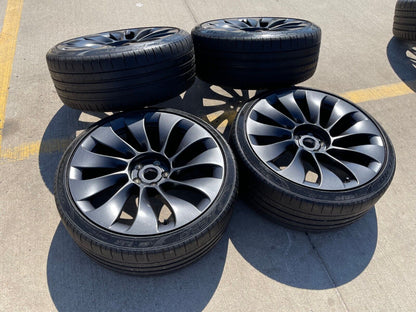 20" Tesla Model 3 OEM Uberturbine wheels rims tires 2021 2022 2023 2024 2025