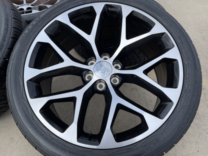 24" GMC Yukon Sierra Chevy Tahoe 1500 OEM replica 5668 wheels rims tires