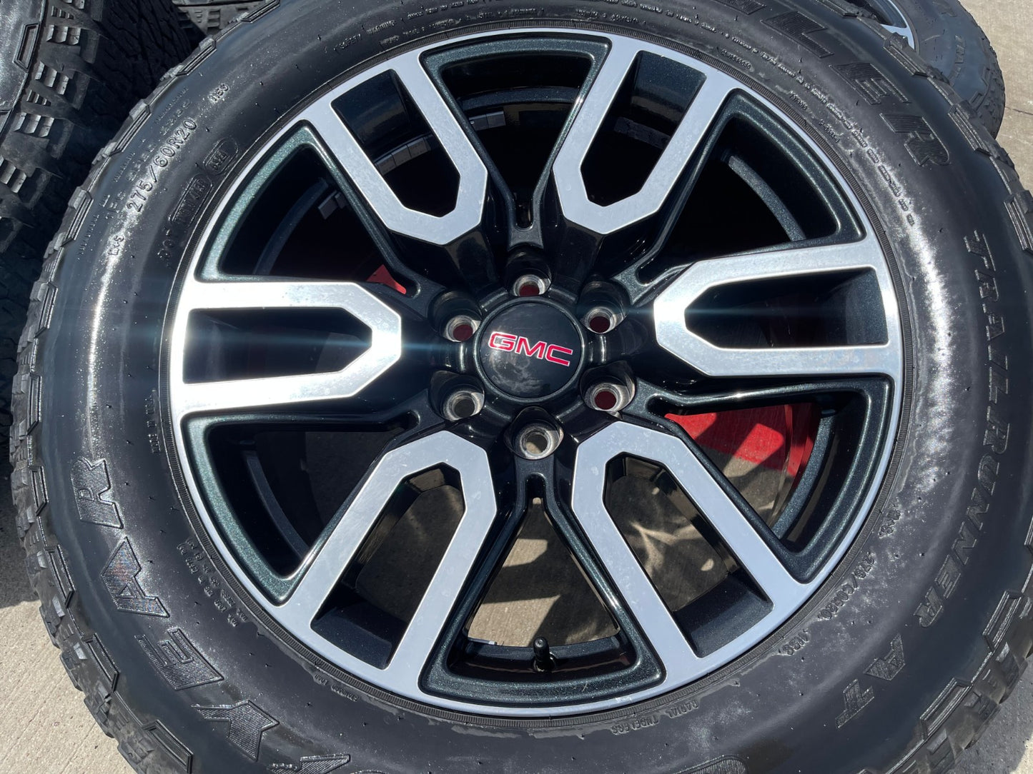 20" GMC Sierra Yukon AT4X Silverado OEM 5914 wheels rims SET GOODYEAR