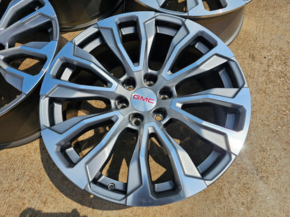 22" GMC Yukon Sierra DENALI OEM wheels rims 14025 97000 NEW
