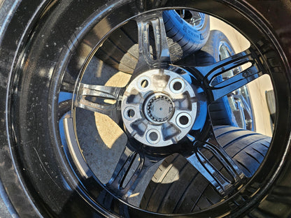 19" + 20" Chevy Corvette C8 OEM 14007 14008 wheels rims MICHELIN