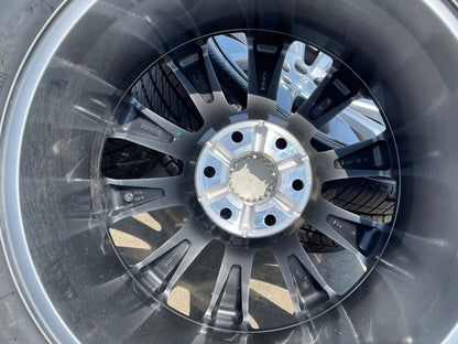 22" Chevy Silverado High Country OEM 5922 wheels rims Tahoe BRIDGESTONE NEW