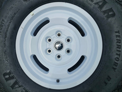 17" Ford Bronco HERITAGE Stroppe Edition 10463 OEM wheels rims white 2025 2026