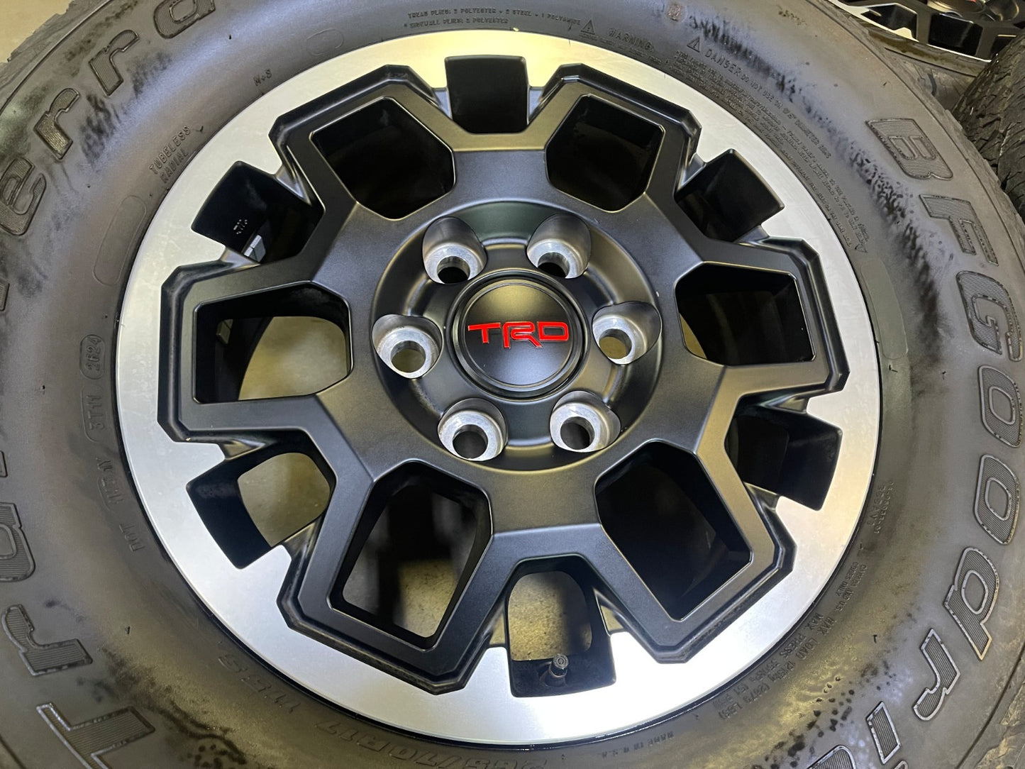 17" Toyota Tacoma 4Runner TRD OEM 10638 wheels rims 2024 2025 2026 2027 BFG A/T