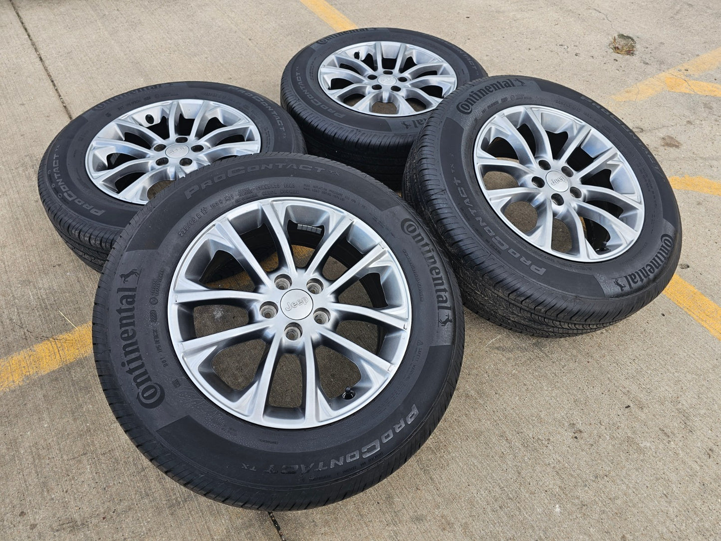 17" Jeep Cherokee wheels OEM rims Compass Renegade 9201 9202 tires