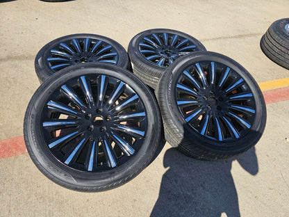 20" Lincoln MKS 3929 OEM rims wheels tires 2011 2012 2013 2014 2015 2016 NEW