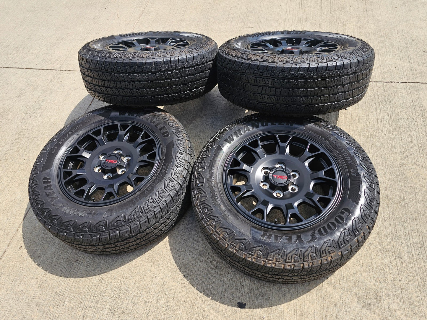18" Toyota Tacoma 4Runner TRD Pro OEM 95973 wheels rims 2025 2026 GOODYEAR A/T