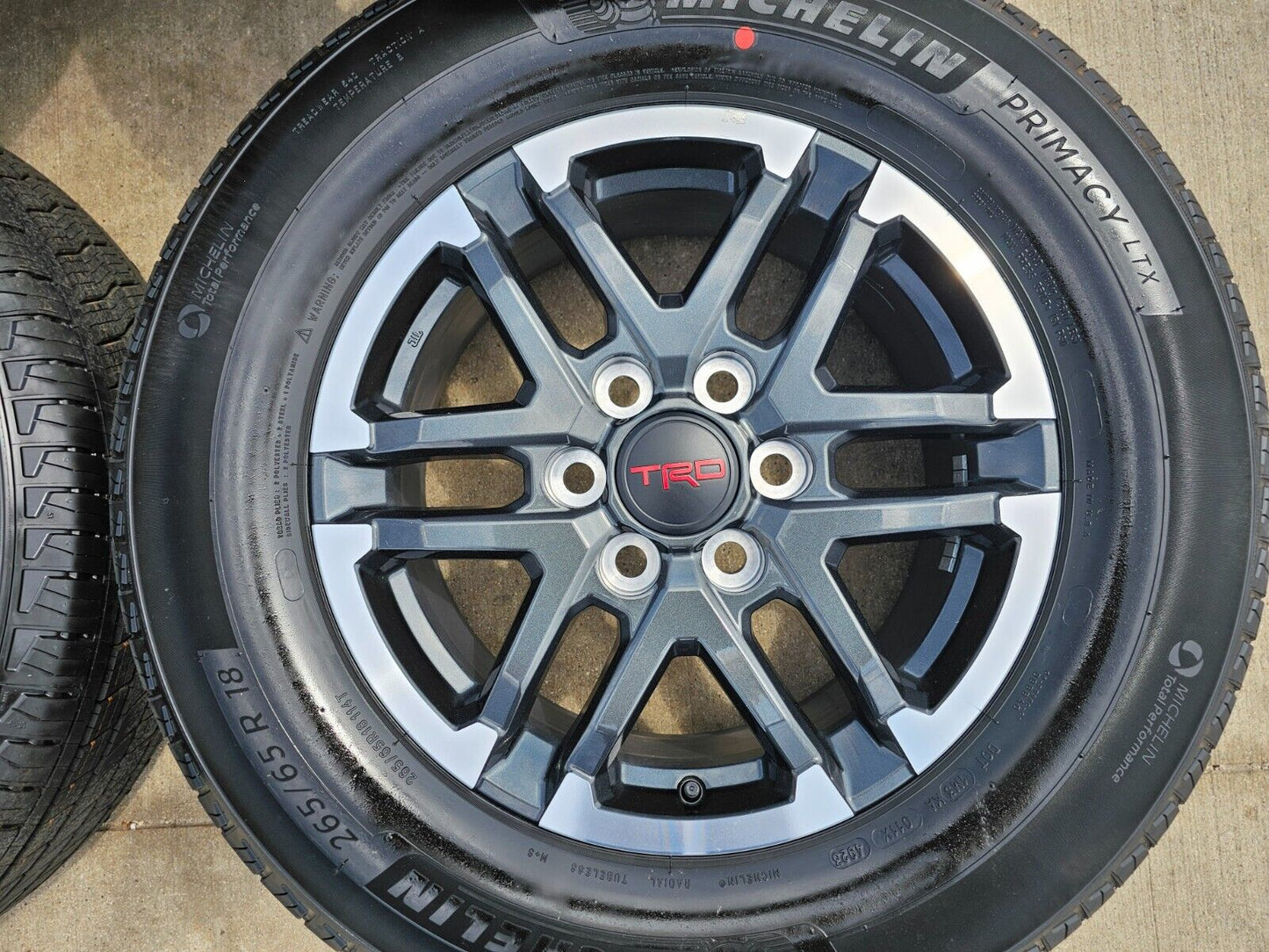 18" Toyota Tacoma TRD OEM black wheels rims tires 2024 2025 NEW
