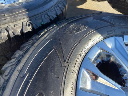 18" Ford F-250 F-350 OEM rims wheels 10097 tires GOODYEAR A/T
