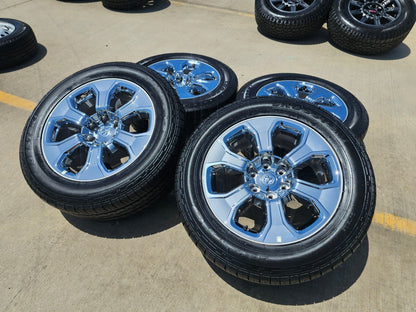 20" Dodge Ram 1500 OEM Laramie CHROME wheels rims RIM# 2679 FITS 2019-2027