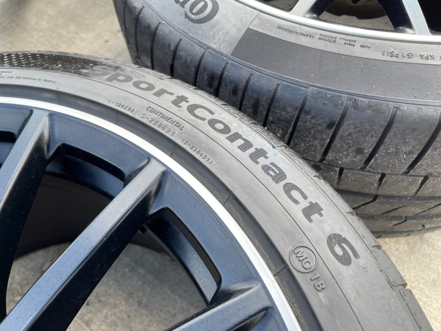 20" Mercedes AMG GT GT43 GT53 OEM 85786 85788 wheels rims tires CONTINENTAL