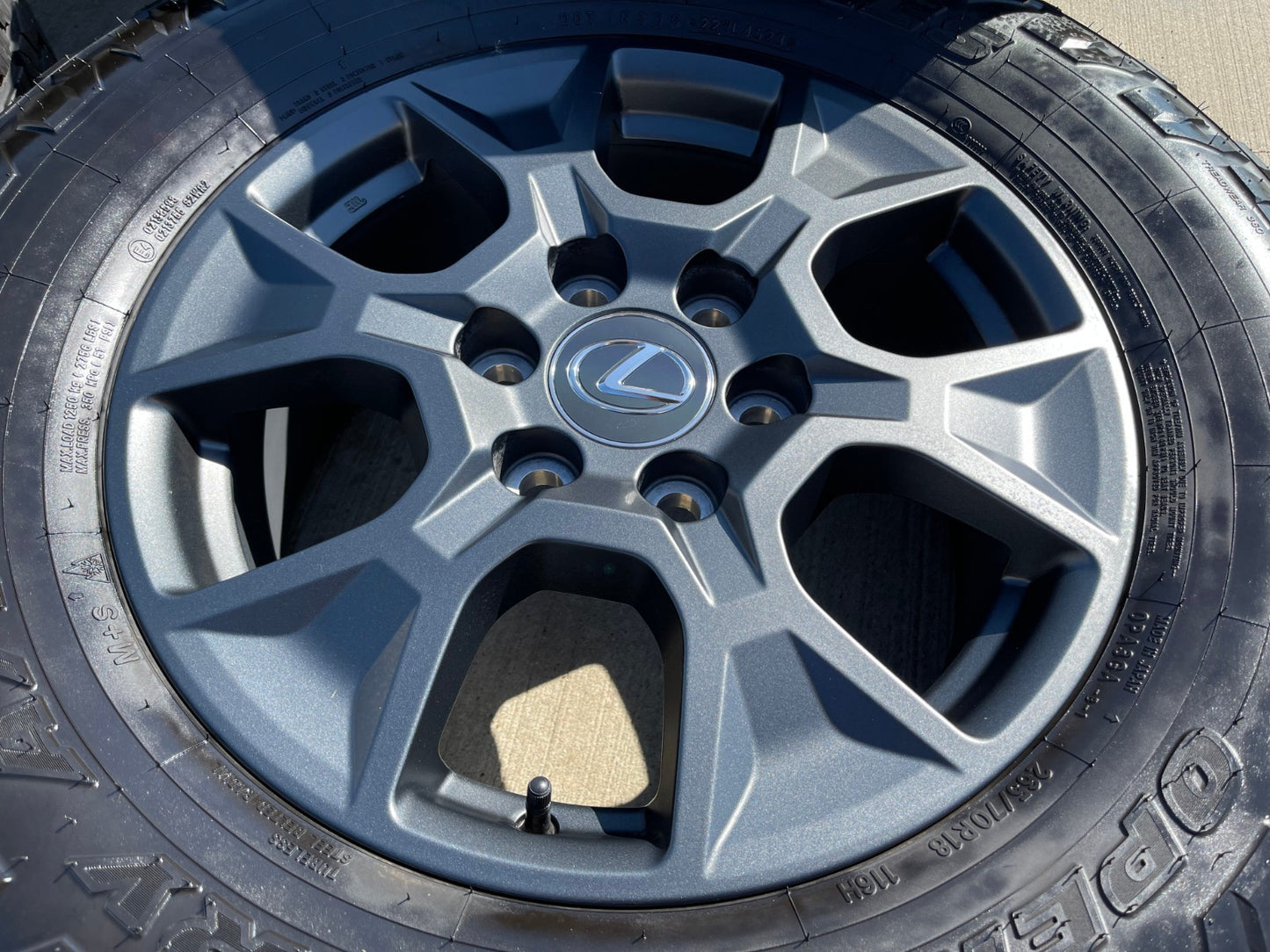 18" Lexus GX550 OEM wheels rims Toyota Land Cruiser Tundra Sequoia TOYO A/T3