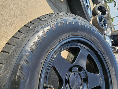 17x8.5 17" Kansei KNP Chevy Silverado RAM Tacoma wheels rims 6x139 6x5.5 BFG