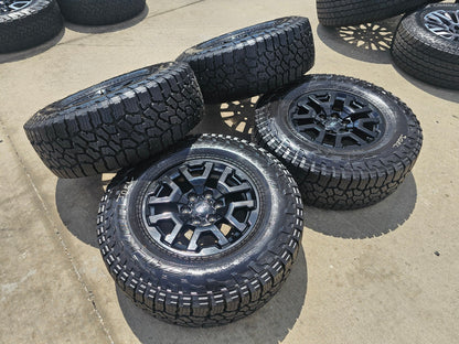 17" Ford F-150 Raptor Bronco OEM black rims wheels 10461 tires FALKEN A/T3 33"