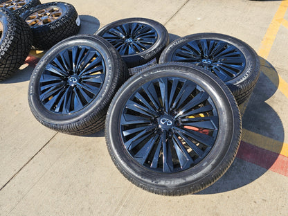 22" Infiniti QX80 QX56 Nissan Titan Armada OEM 94236 wheels rims MIHCELIN NEW