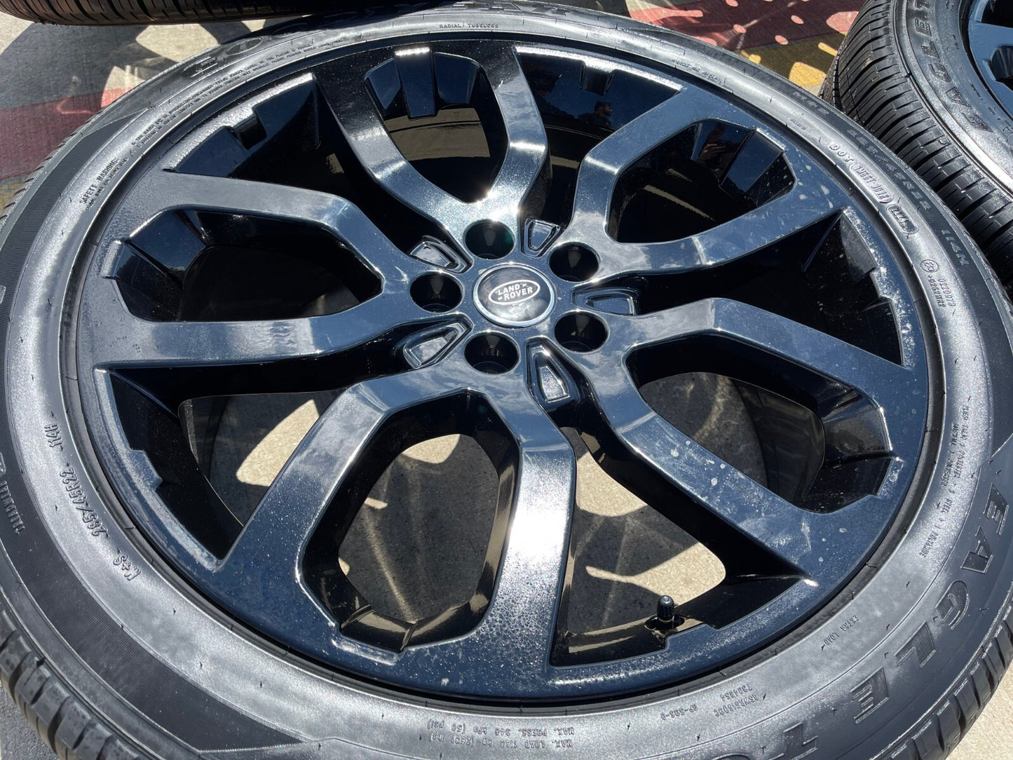 22" Land Rover Range DEFENDER OEM wheels rims black 72247 NEW