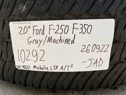 20" Ford F-250 F-350 OEM Lariat wheels rims 10292 tires SET MICHELIN A/T2