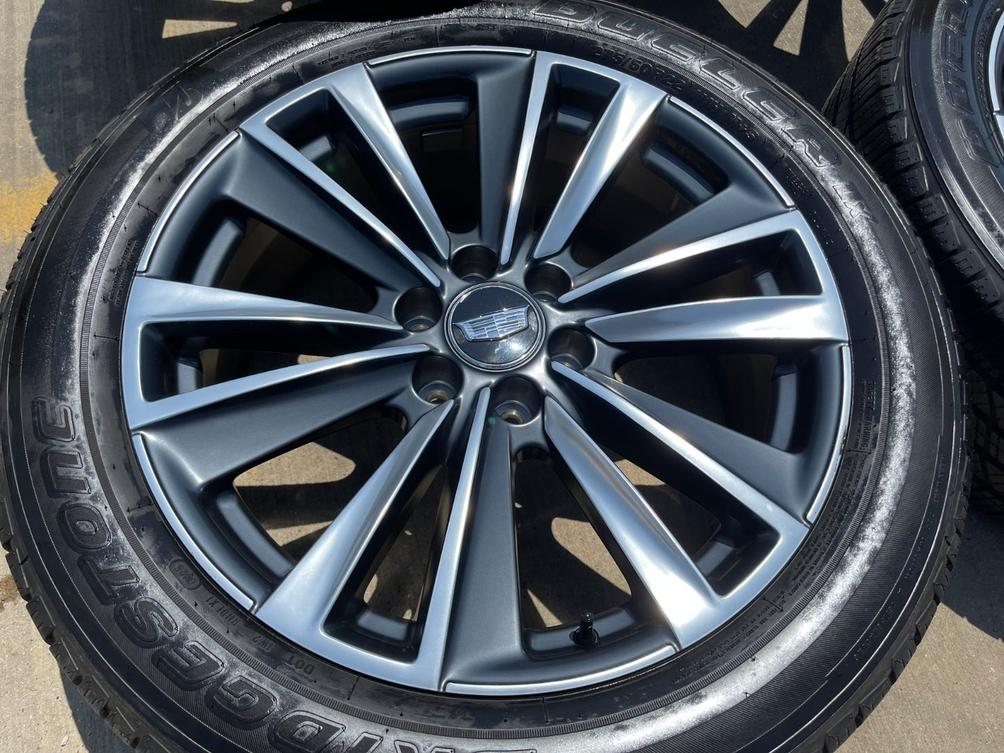 22" Cadillac Escalade PLATINUM OEM 4901 wheels rims GMC Sierra SET BRIDGESTONE
