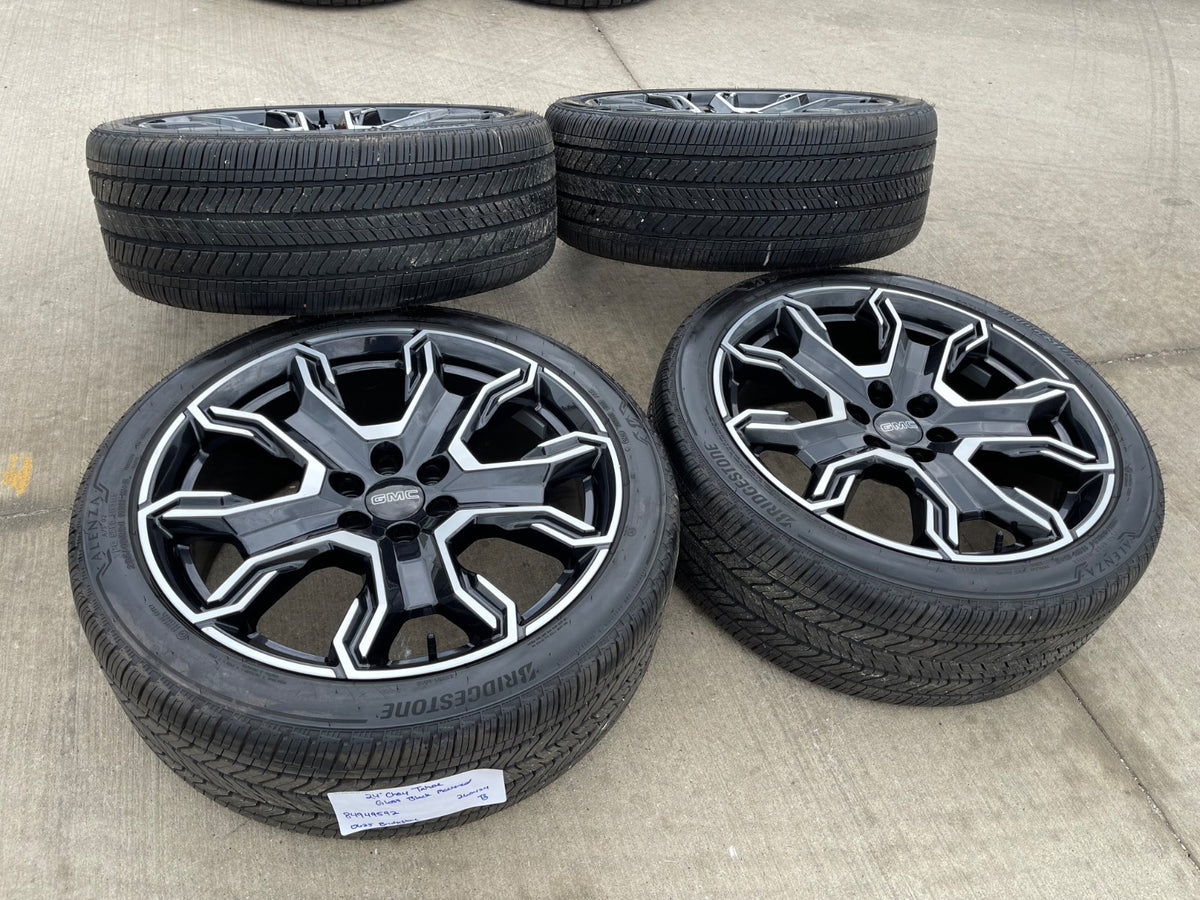 24" Chevy Tahoe Silverado OEM High Country wheels rims 2025 2026 2027 NEW