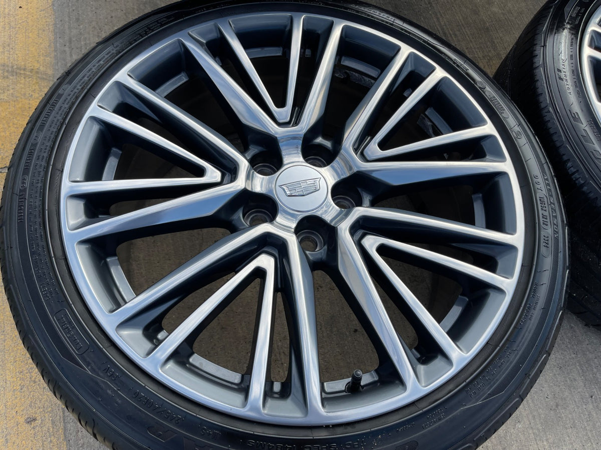 20" Cadillac CT5 CT5-V Platinum OEM 4843 wheels rims 2022 2023 2024 2025 2026