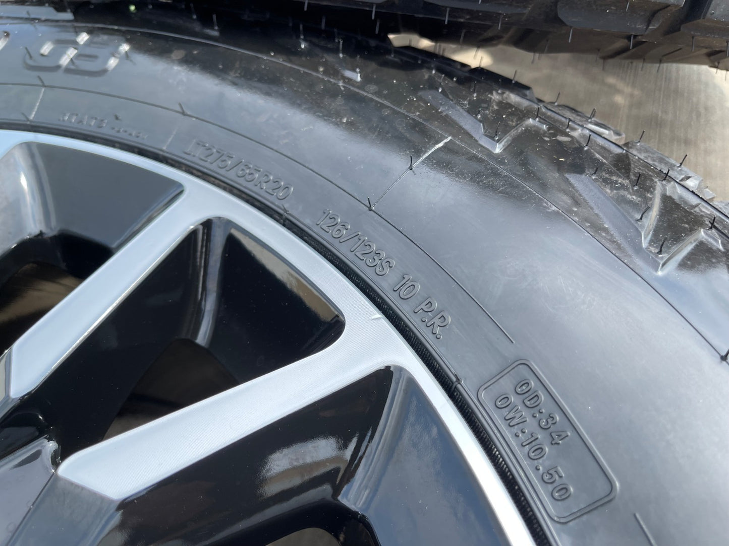 20" GMC Sierra Chevy Silverado 2500 3500 OEM Replica wheels rims NITRO 34" NEW