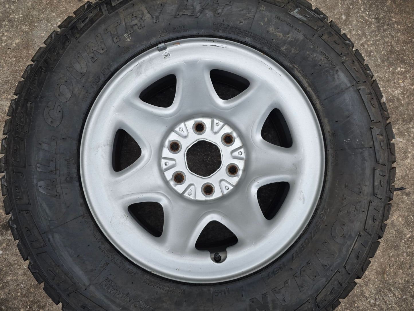 17" Chevy Silverado 1500 Tahoe Sierra OEM 5659 5655 wheel rim tire IRONMAN NEW