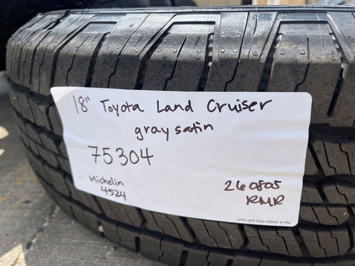 18" Toyota Land Cruiser OEM TRD wheels rims 95952 75304 Tundra Sequoia NEW