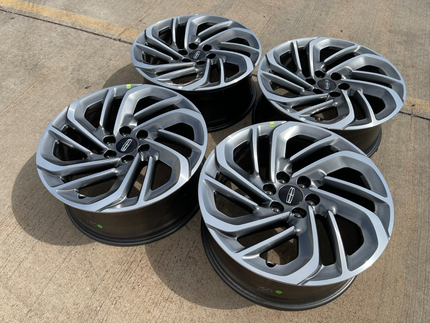 22" Lincoln Navigator OEM 94225 rims wheels BLACK LABEL 2024 2025 2026 2027