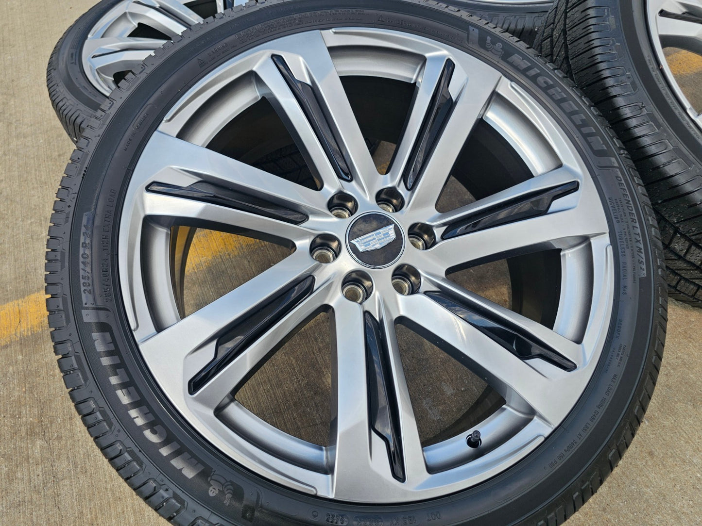 24" Cadillac Escalade V OEM wheels rims 2024 2025 2026 2027 NEW MICHELIN