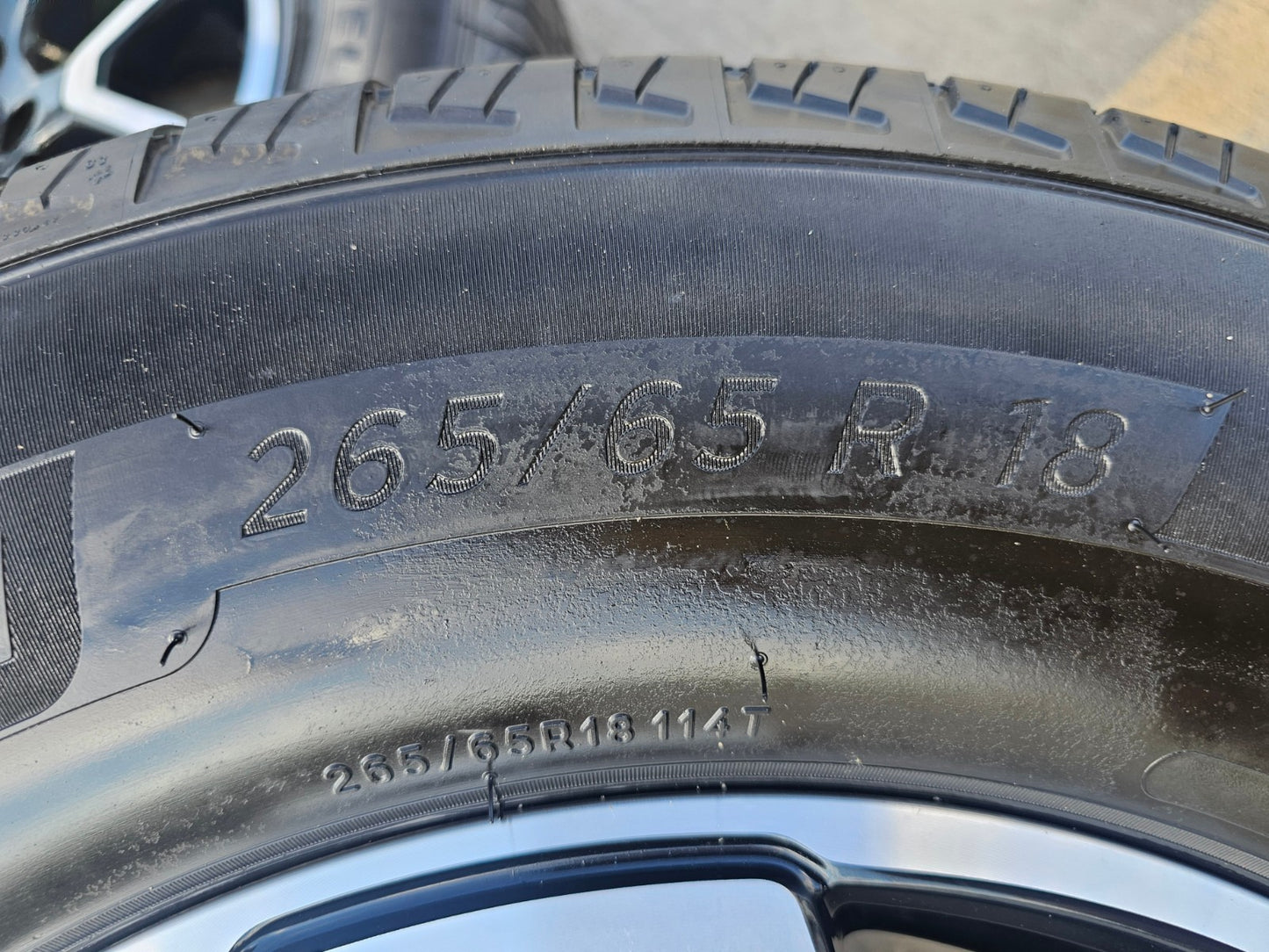 18" Ford Ranger wheels rims tires black 95213 tires 2024 2025 2026 NEW MICHELIN