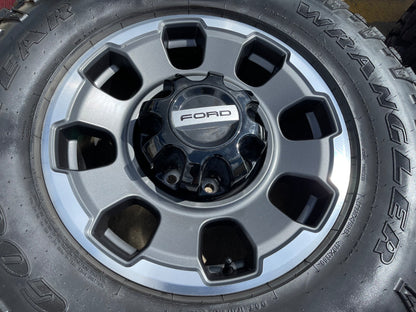 18" Ford F-250 F-350 OEM TREMOR rims wheels 10482 tires SET DURATRAC R/T 35" NEW