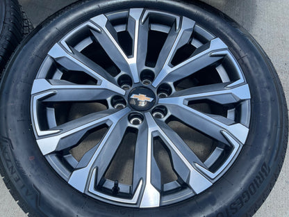 22" Chevy Tahoe Silverado Suburban OEM wheels rims 2023 2024 2025 2026 2027 NEW