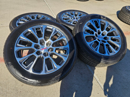 22" GMC Yukon Sierra DENALI OEM wheels rims Tahoe tires 2024 2025 2026 NEW