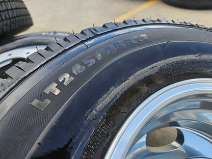 17" Ford F-350 Dually OEM 10477 10478 rims wheels SET tires MICHELIN NEW