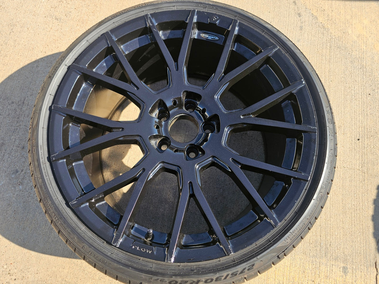 20" 20x10 FORGIATO FLOW 001 BMW M6 M5 wheel rim 5x120 PIRELLI