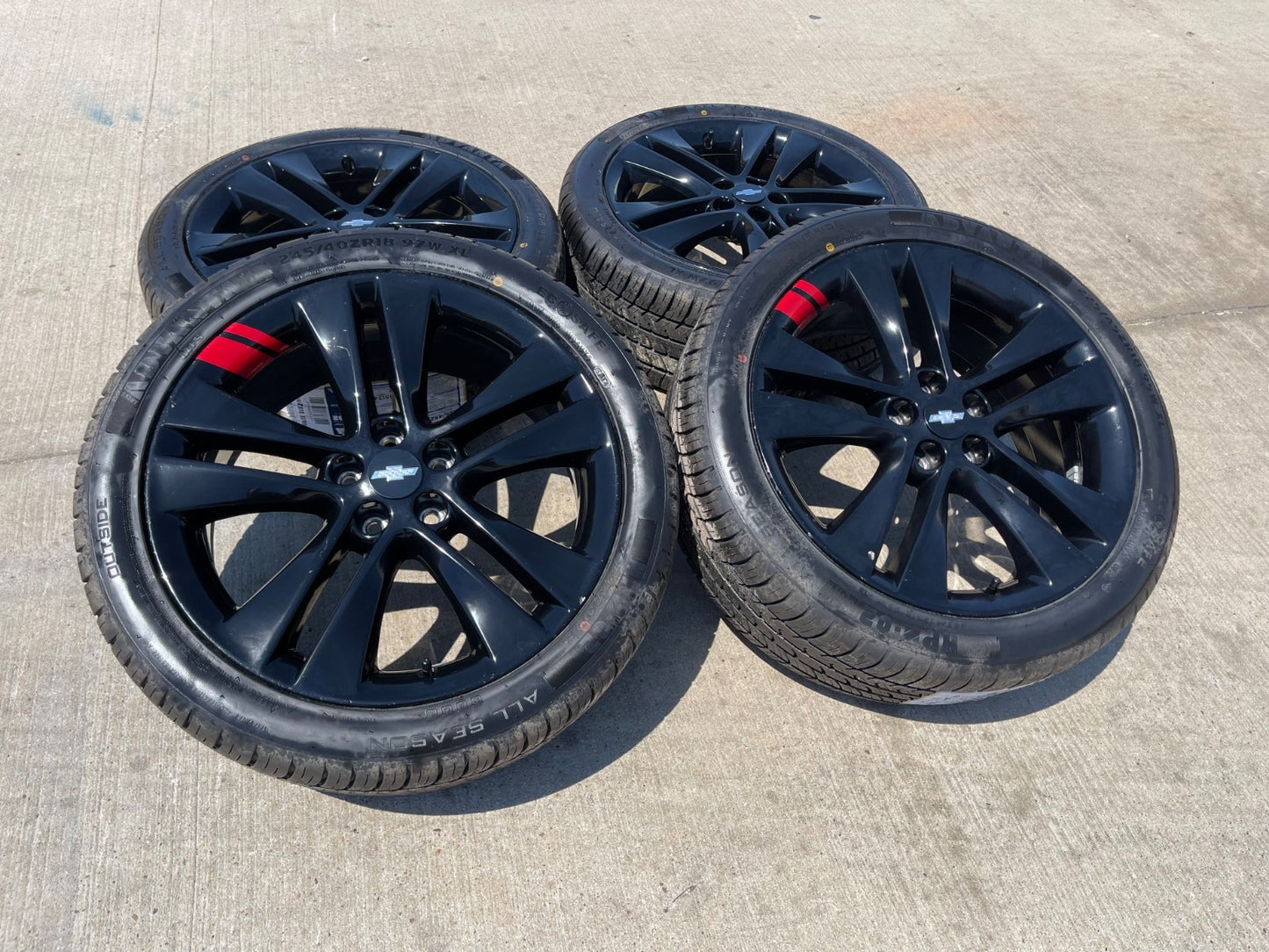 18" Chevy Cruze Trax Sonic REDLINE OEM wheels rims 5477 5828 5x105
