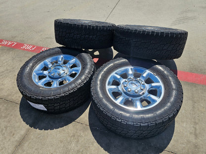 20" Ford F-250 F-350 OEM 3844 LARIAT rims wheels tires NITRO 35"