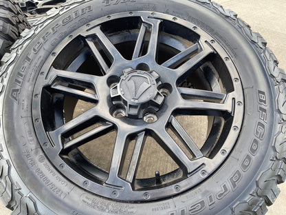 20" Toyota Tundra Sequoia T FORCE TSS TRD OEM black wheels rims 5x150 NEW BFG