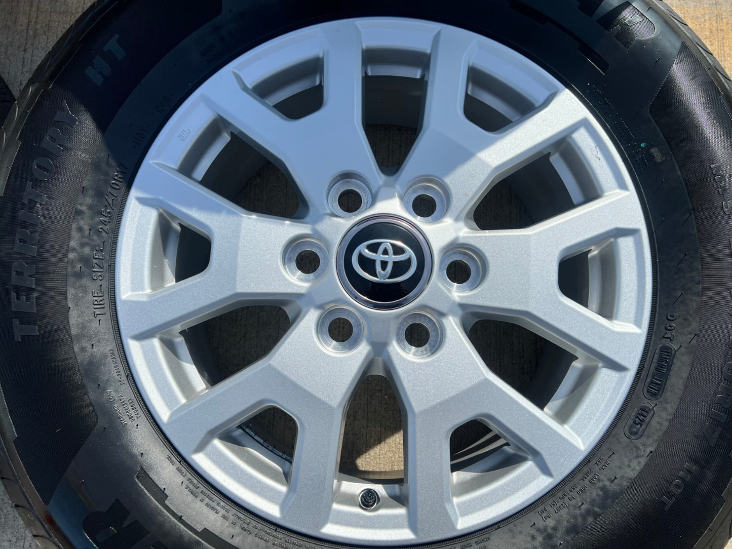 17" Toyota Tacoma 4Runner TRD OEM 94254 10637 wheels rims 2025 2026 GOODYEAR NEW
