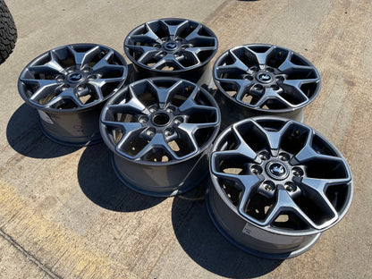 (4) 17" Ford Bronco OEM 95229 10387 wheels rims Ranger 2023 2024 2025 2026 NEW