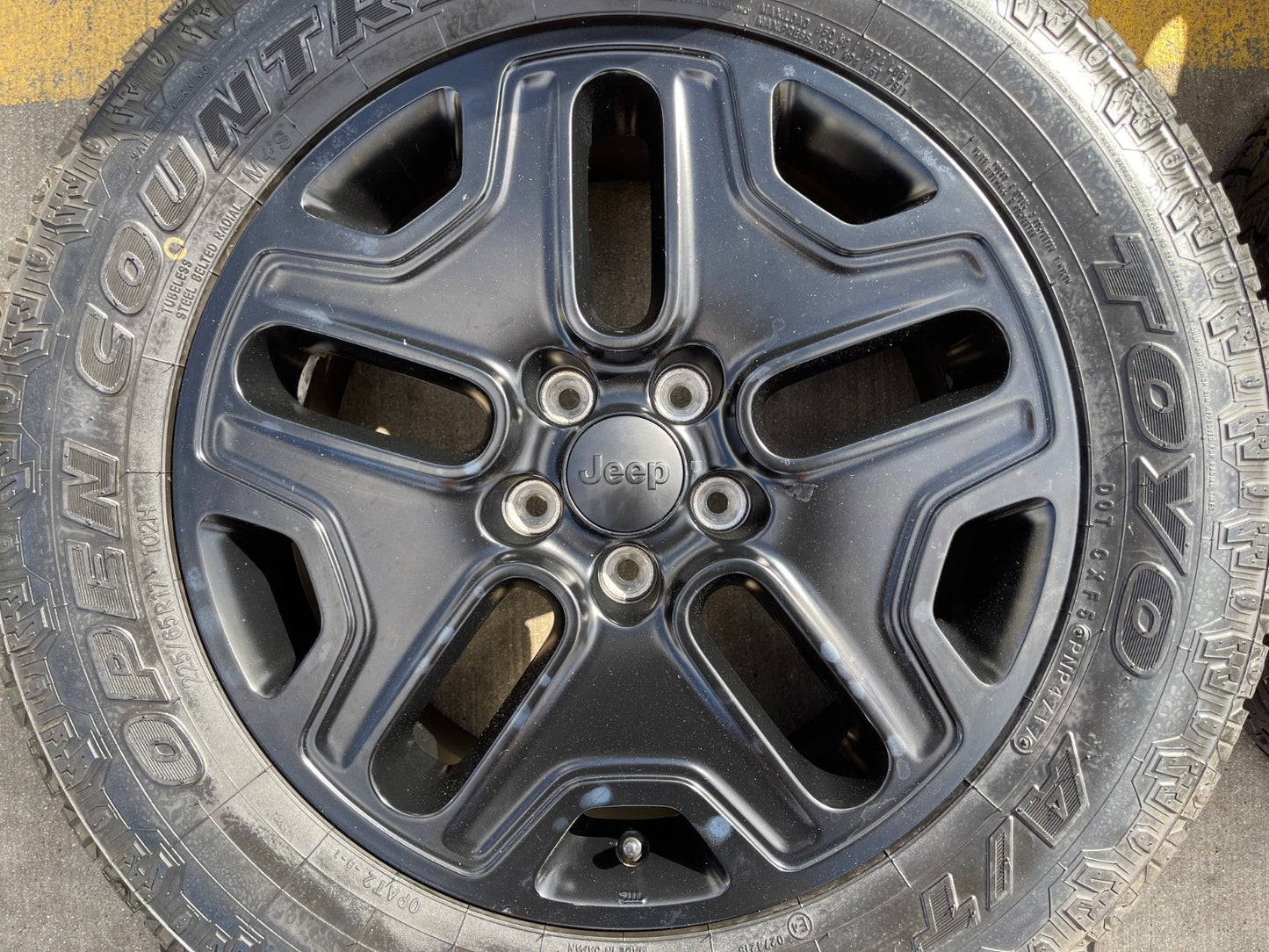 17" Jeep Cherokee wheels OEM rims Compass Renegade 9199 black DISCOUNTED