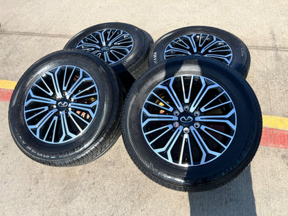 20" Nissan Titan PRO-4X Armada OEM wheels rims tires black 2023 2024 2025 2026