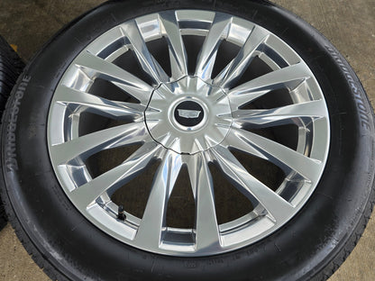 22" Cadillac Escalade Platinum OEM wheels rims 95026 4873 tires DISCOUNTED