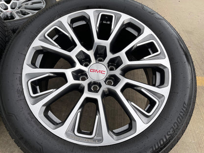 22" GMC Yukon Sierra DENALI OEM wheels rims Tahoe 2025 2026 2027 BRIDGESTONE NEW